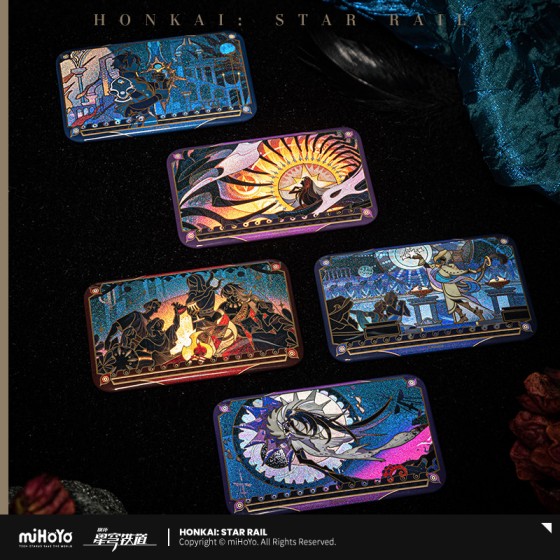 miHoYo HSR Recreation Scroll Series Tinplate Badge Game Accessories